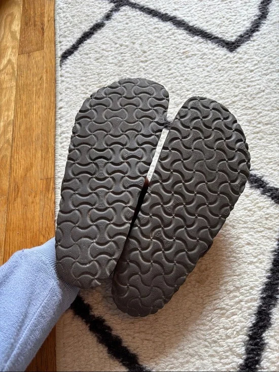 Birkenstock Dark Brown Leather Bostons - Picture 5 of 6